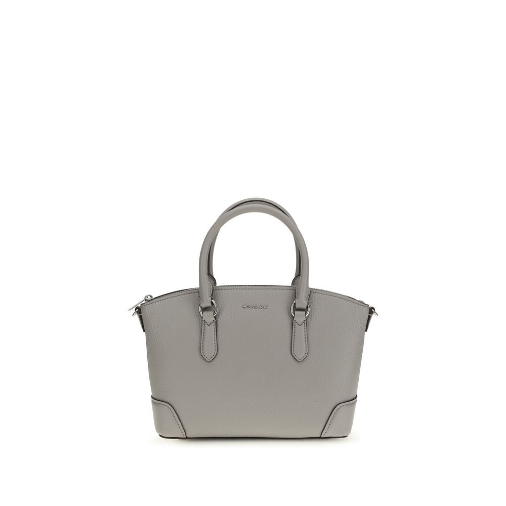 Michael Kors Gray Calf Leather Bos Taurus Shoulder Bag