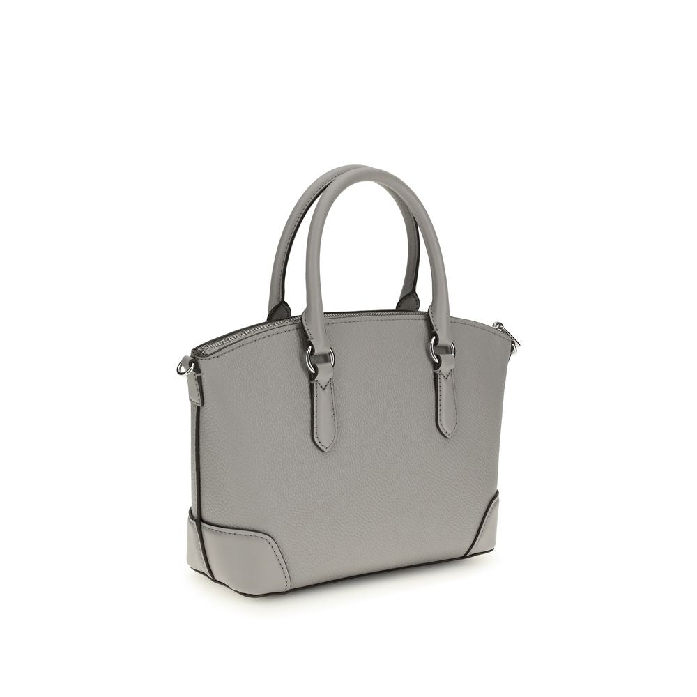 Michael Kors Gray Calf Leather Bos Taurus Shoulder Bag