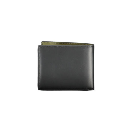Tommy Hilfiger Black Leather Men Wallet
