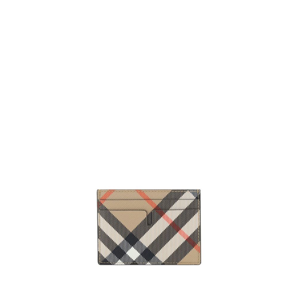 Burberry Beige Cotton Cardholder