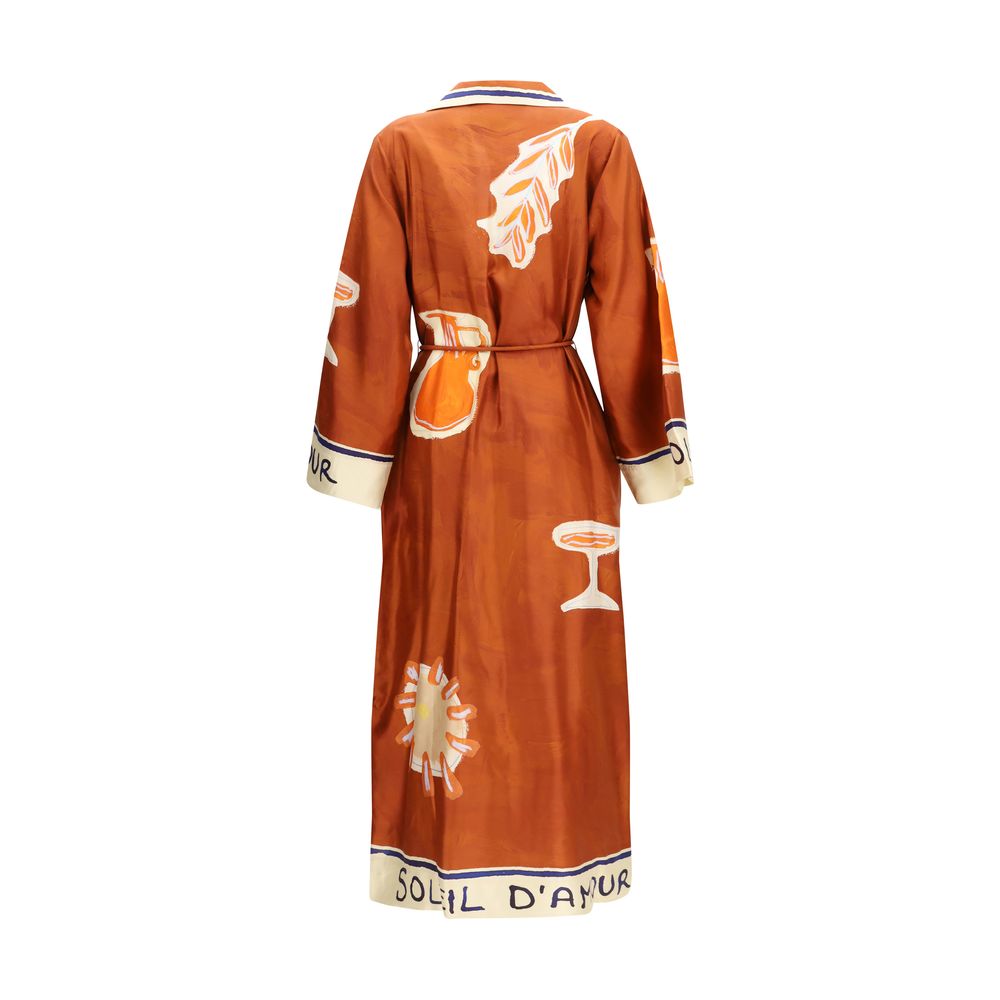 Alemais Multicolor Silk Casual Dress