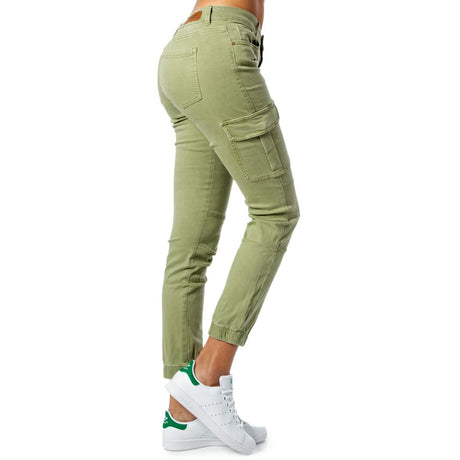 Only Green Cotton Cargo Pants