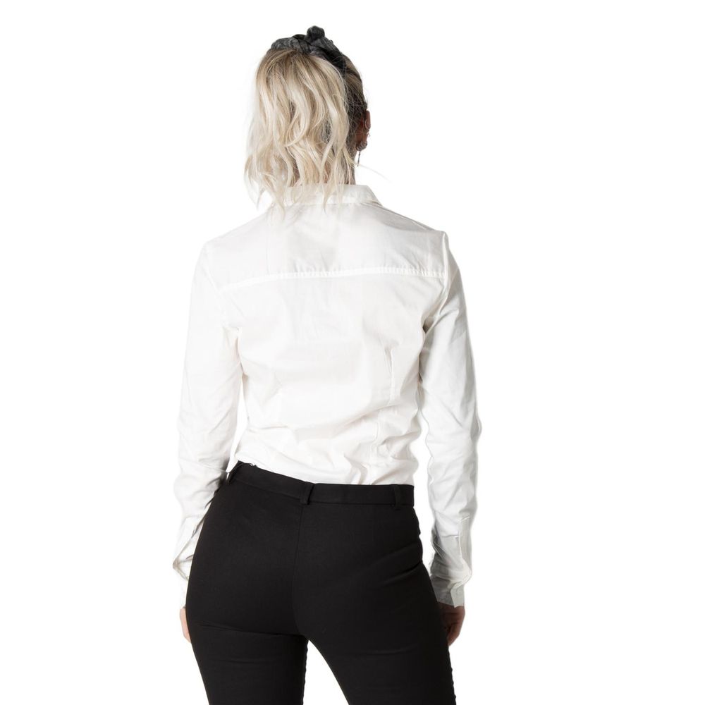 Vero Moda Cream Cotton Bodysuit