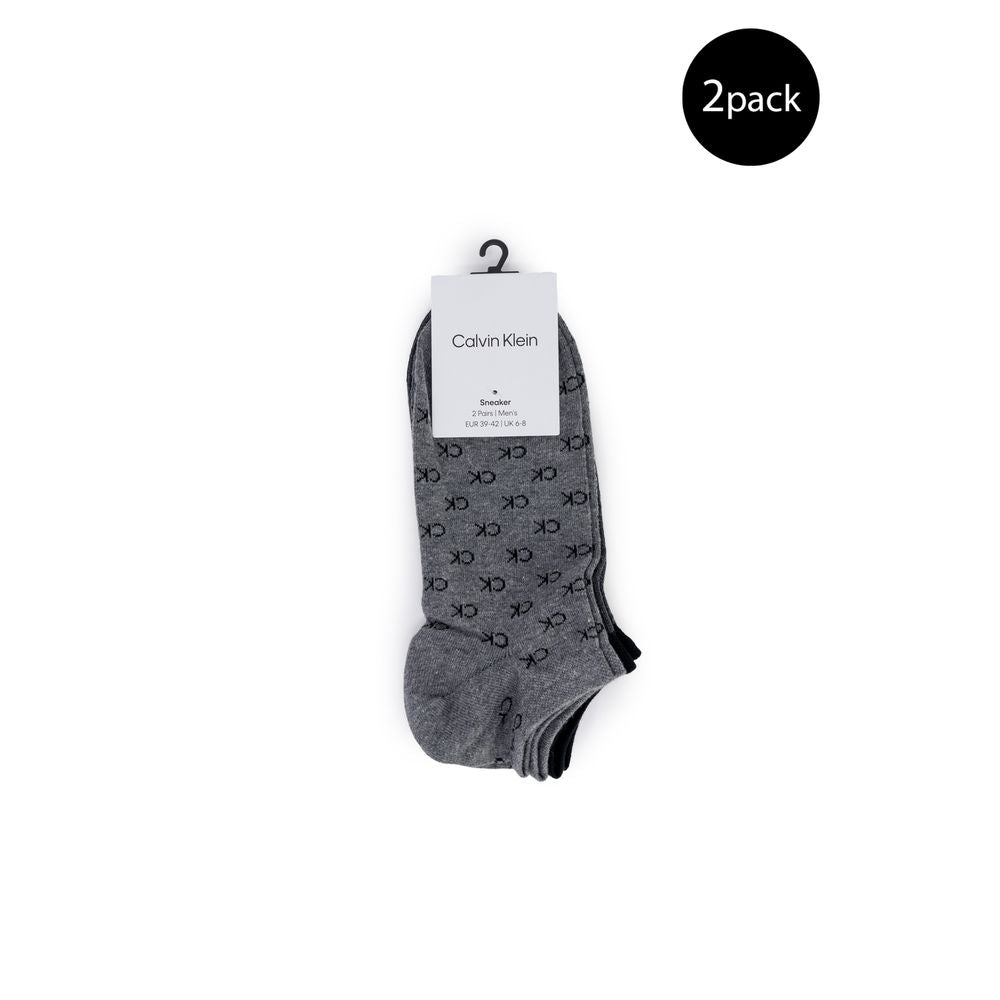 Calvin Klein Gray Elastane Socks