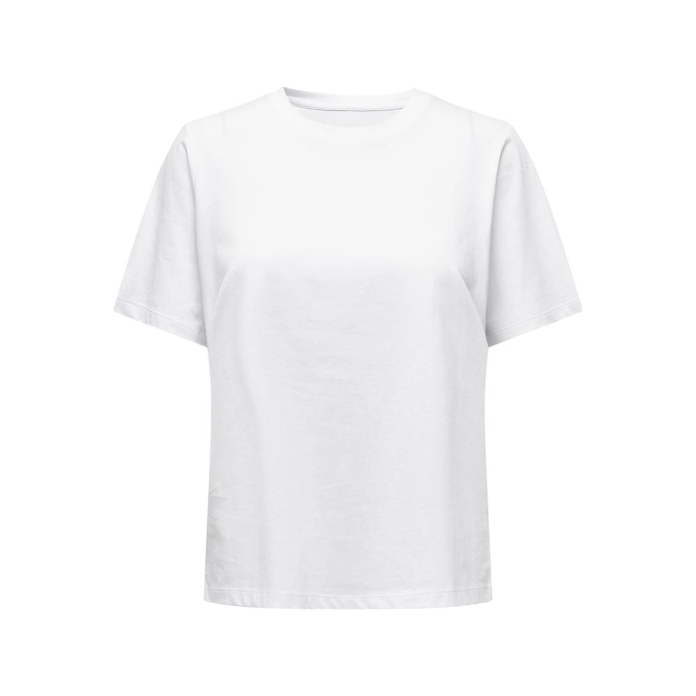 Only White Cotton T-Shirt