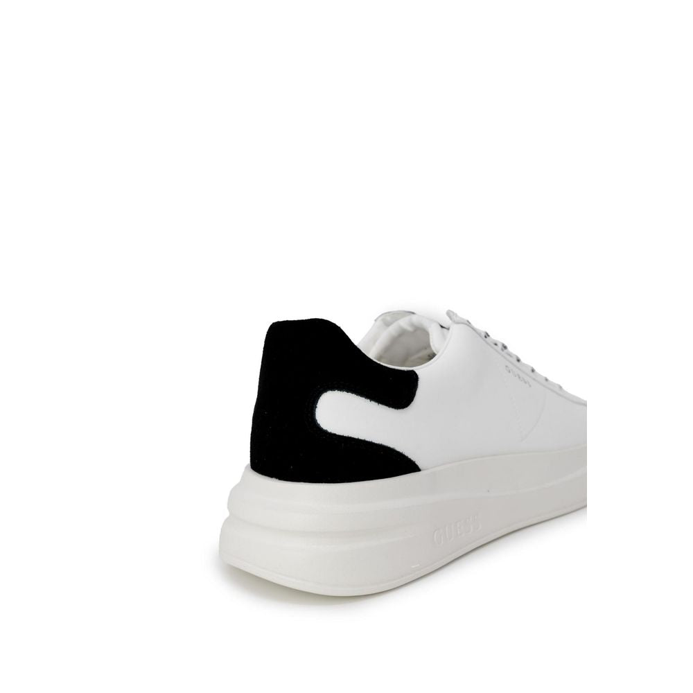 Guess Black And White Polyethylene Low Top Sneakers