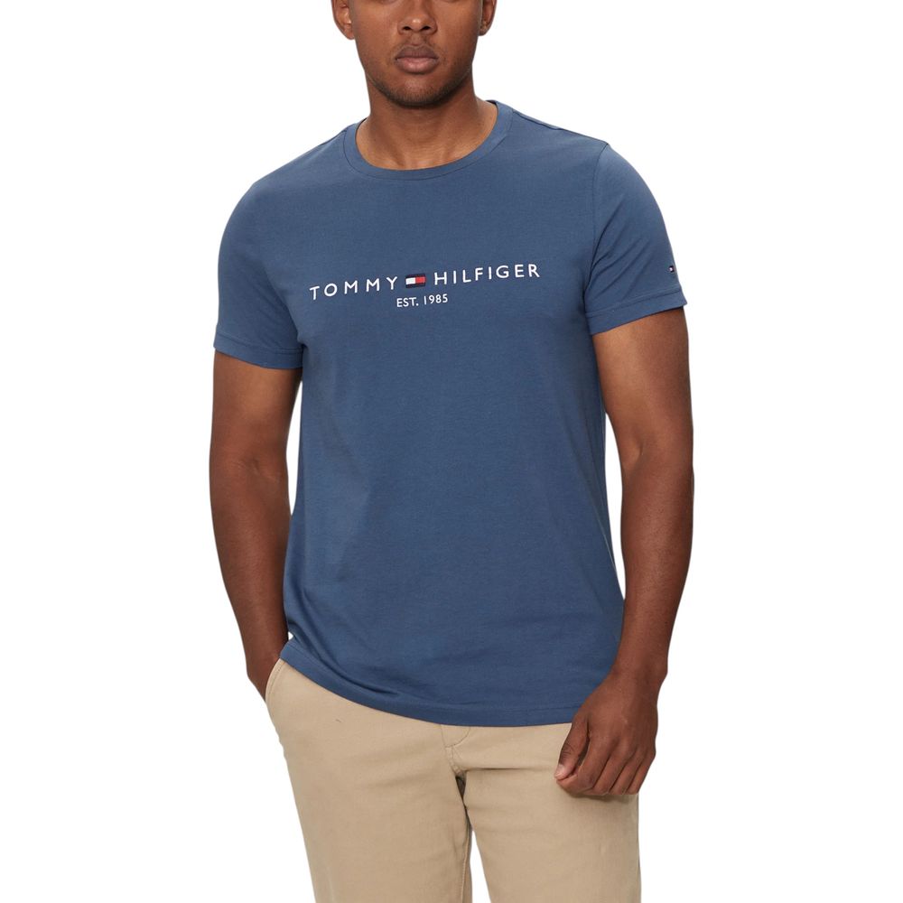 Tommy Hilfiger Blue Cotton T-Shirt