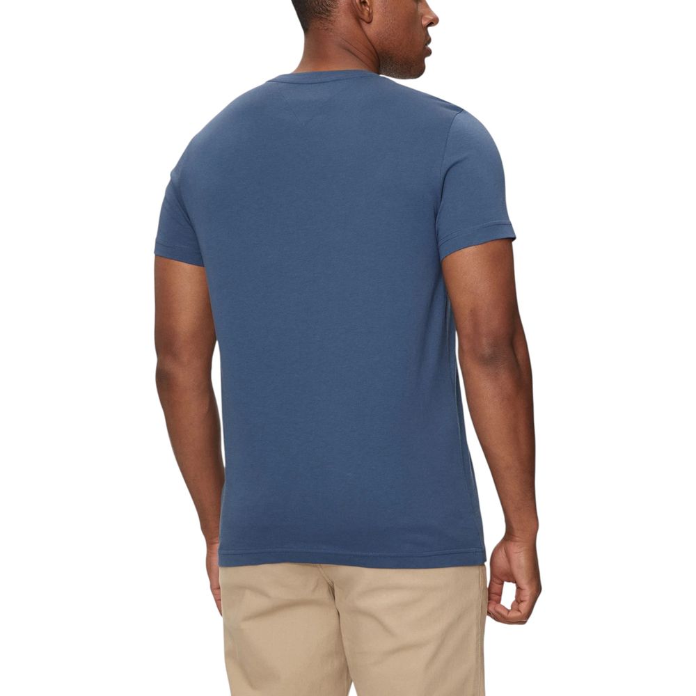 Tommy Hilfiger Blue Cotton T-Shirt