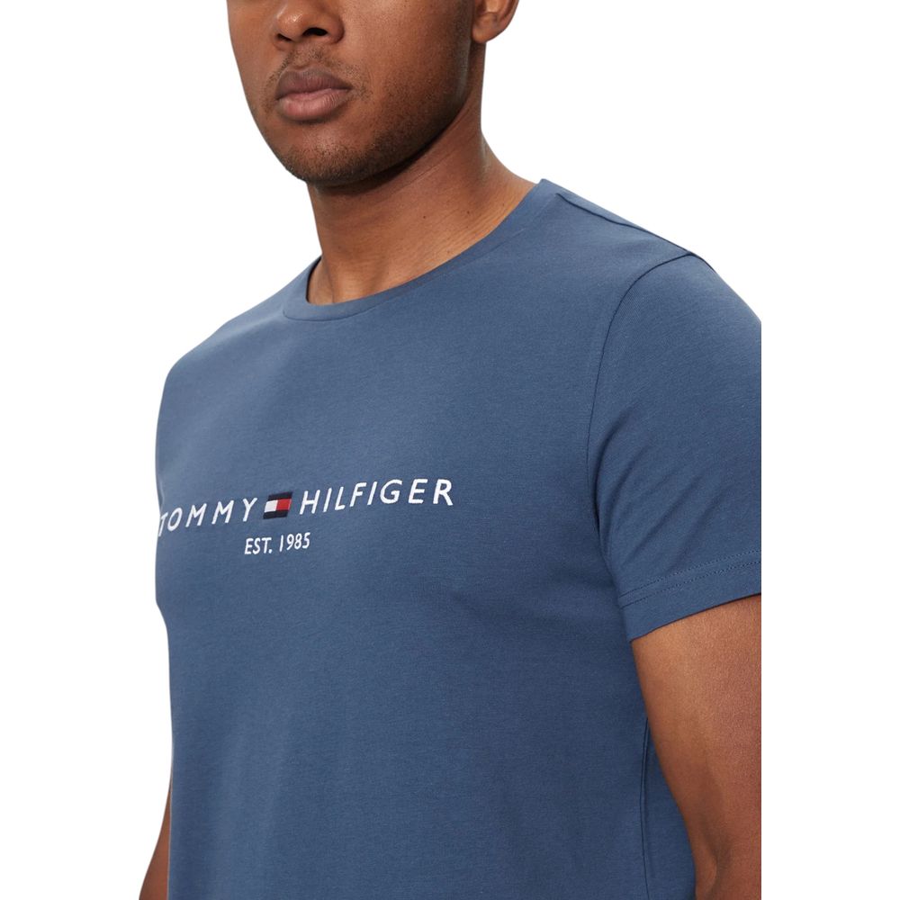 Tommy Hilfiger Blue Cotton T-Shirt