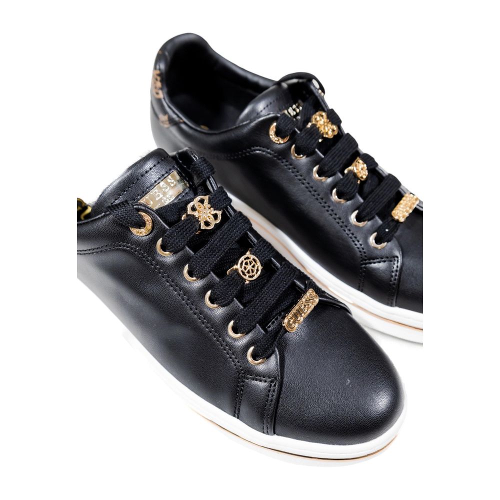 Guess Black Polyethylene Low Top Sneakers