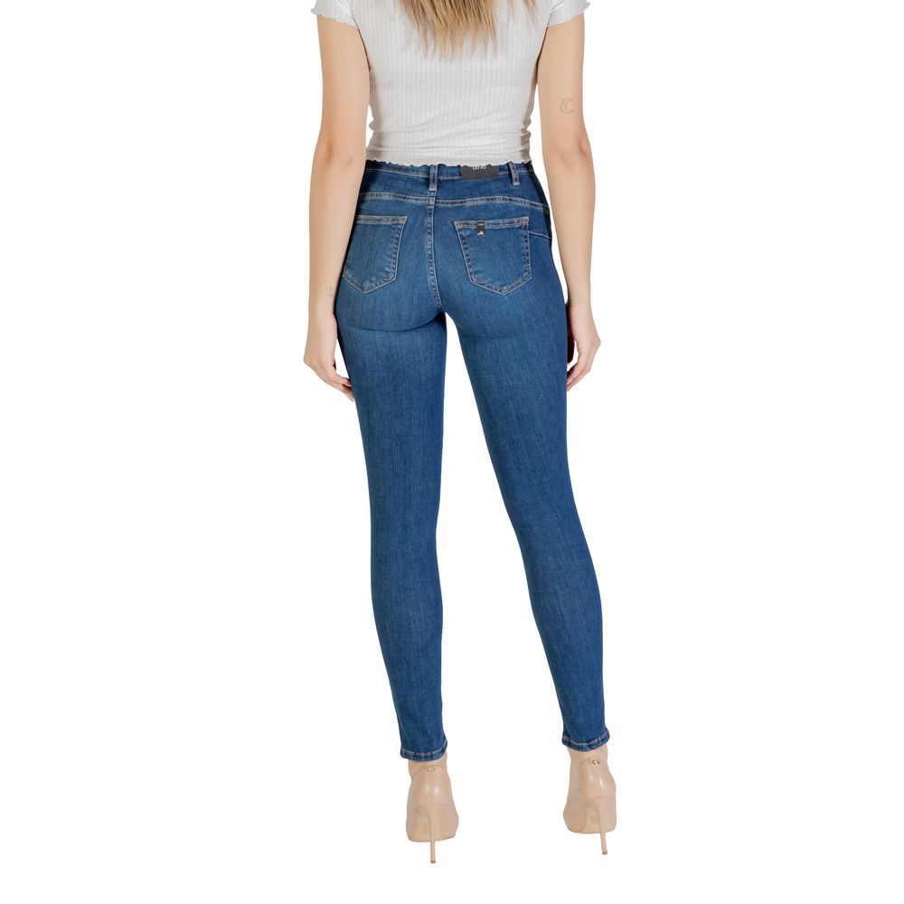 Liu Jo Blue Cotton Skinny Jeans