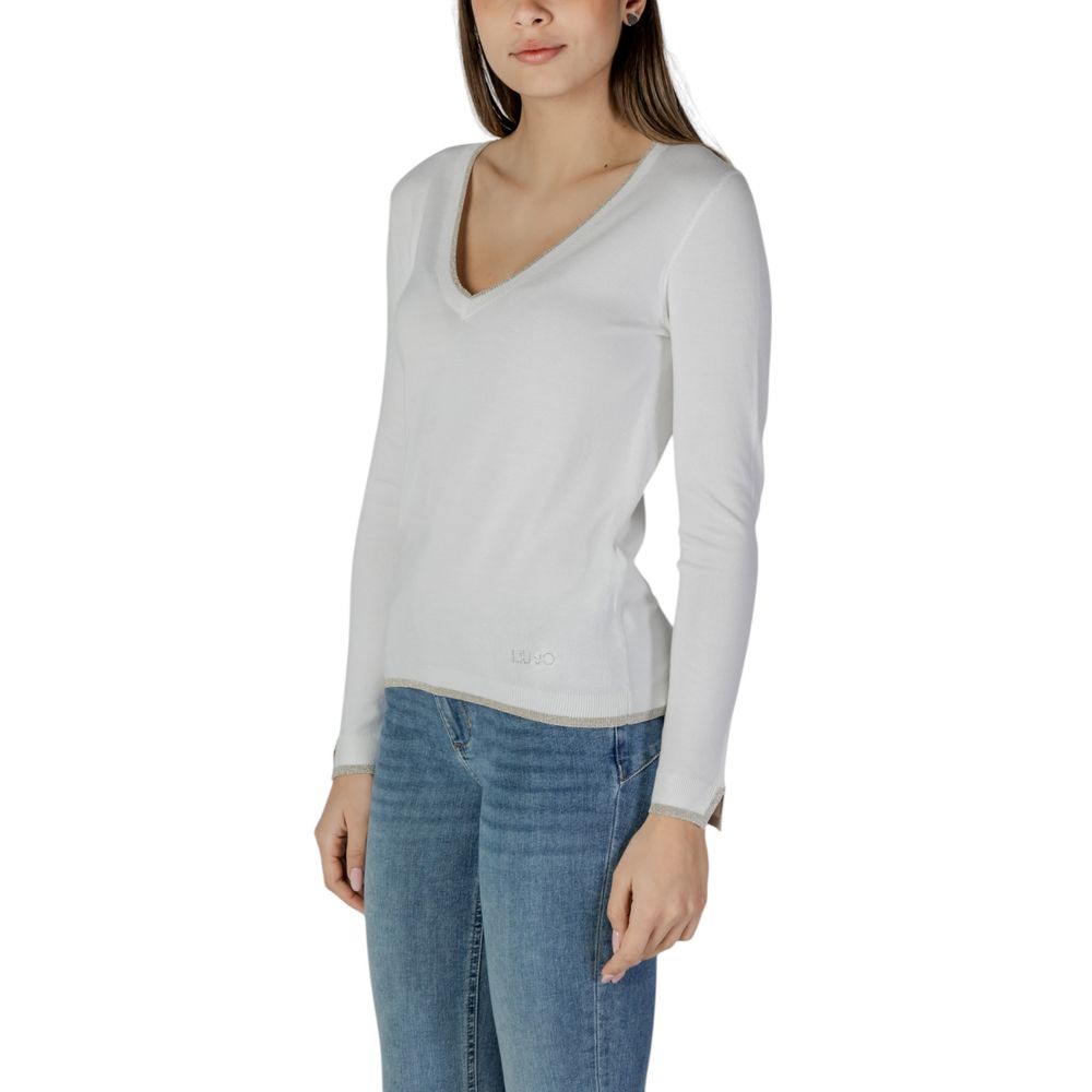 Liu Jo White Viscose Sweatshirt