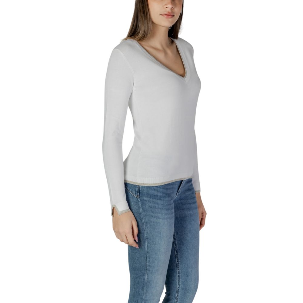 Liu Jo White Viscose Sweatshirt