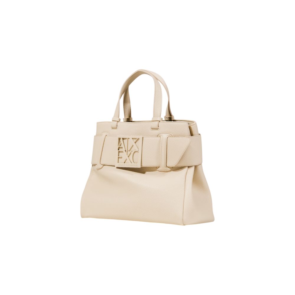 Armani Exchange Beige Polyester Handbag