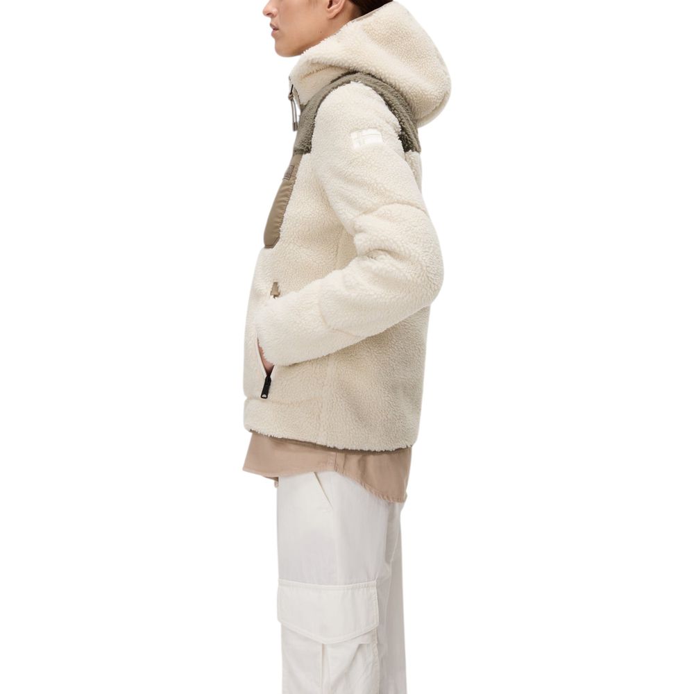 Napapijri Beige Recycled Polyester Hoodie