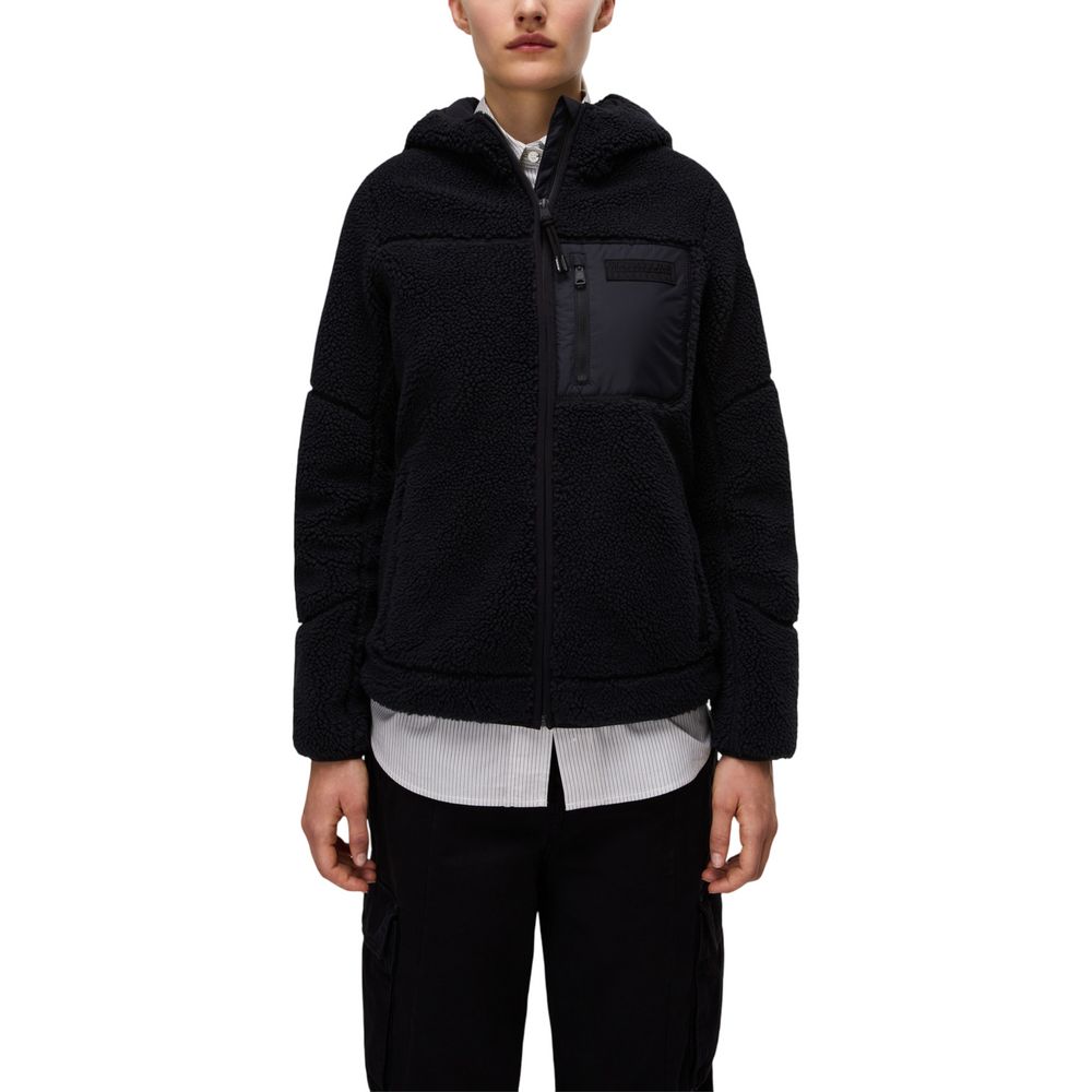 Napapijri Black Recycled Polyester Hoodie