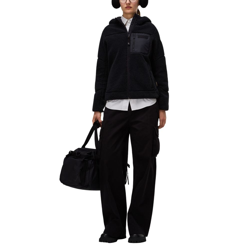 Napapijri Black Recycled Polyester Hoodie