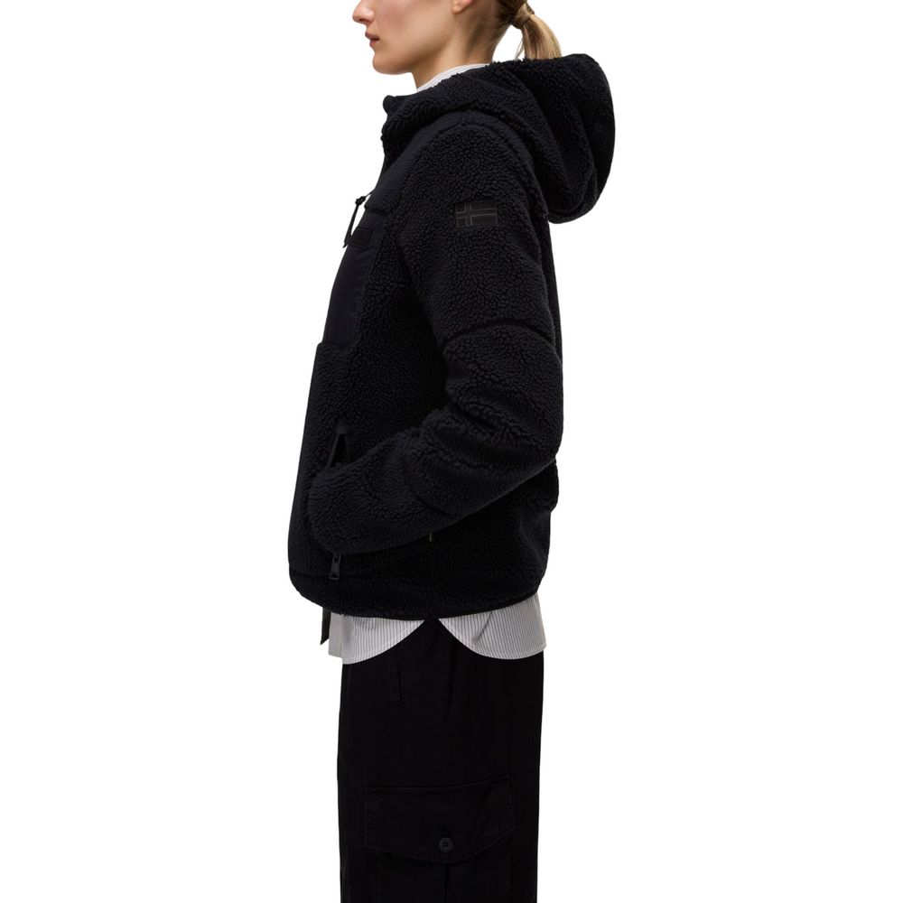 Napapijri Black Recycled Polyester Hoodie