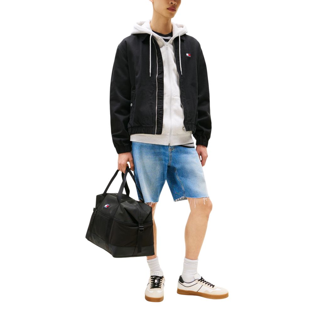 Tommy Hilfiger Jeans Black Organic Cotton Bomber