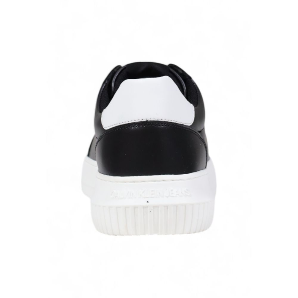 Calvin Klein Jeans Black Leather Chunky Sneakers
