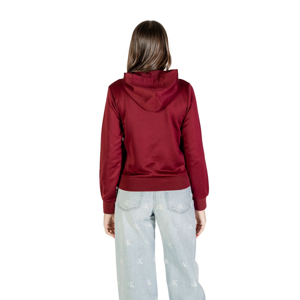 Calvin Klein Bordeaux Cotton Hoodie