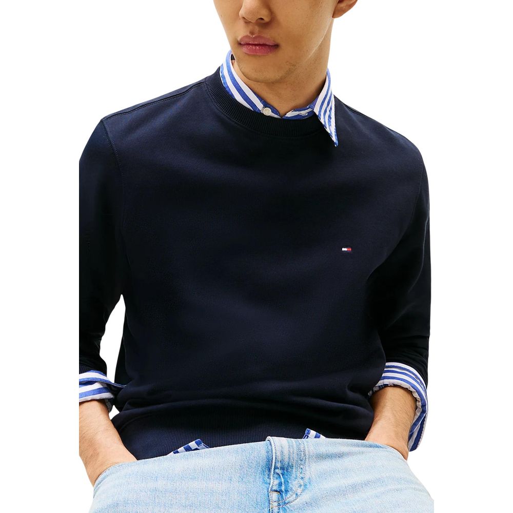Tommy Hilfiger Blue Cotton Sweatshirt