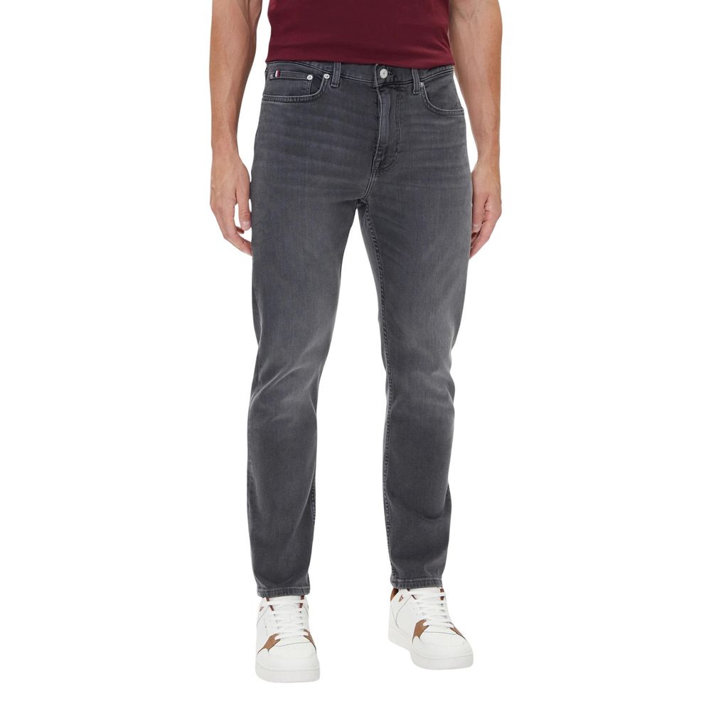 Tommy Hilfiger Gray Recycled Cotton Skinny Jeans