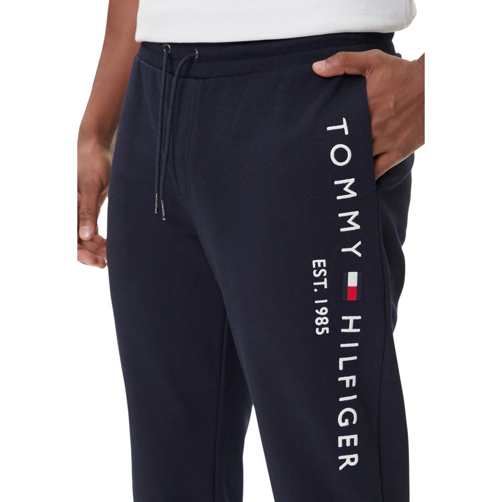 Tommy Hilfiger Blue Organic Cotton Joggers (Workout Pants)