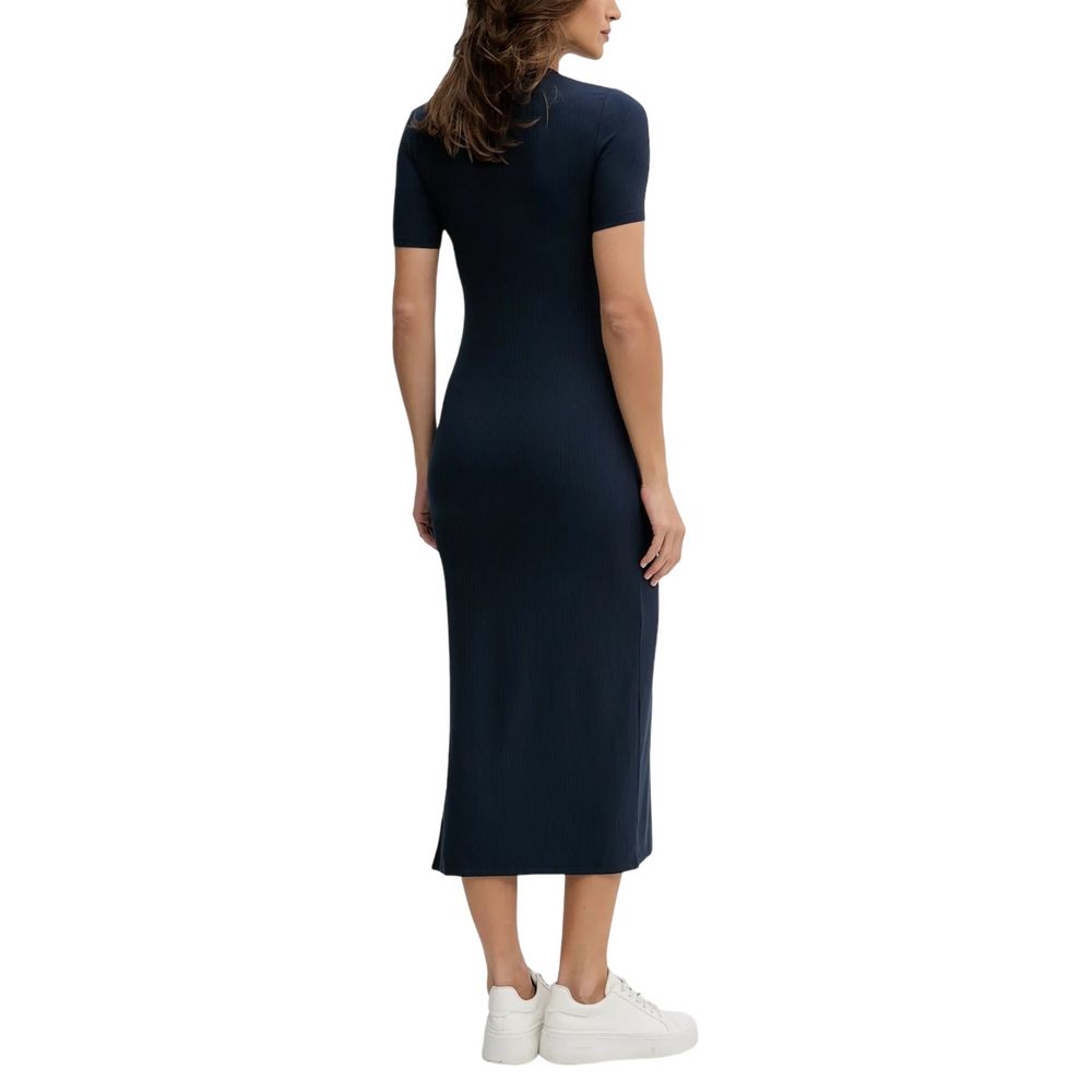 Calvin Klein Jeans Blue Modal Long Dress