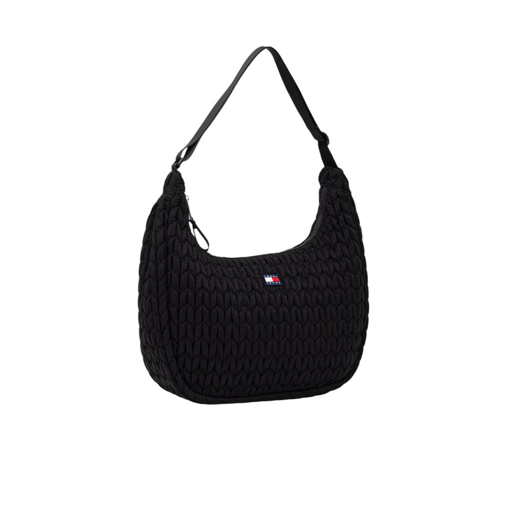 Tommy Hilfiger Black Recycled Polyester Handbag