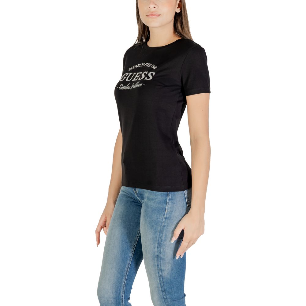 Guess Active Black Cotton T-Shirt