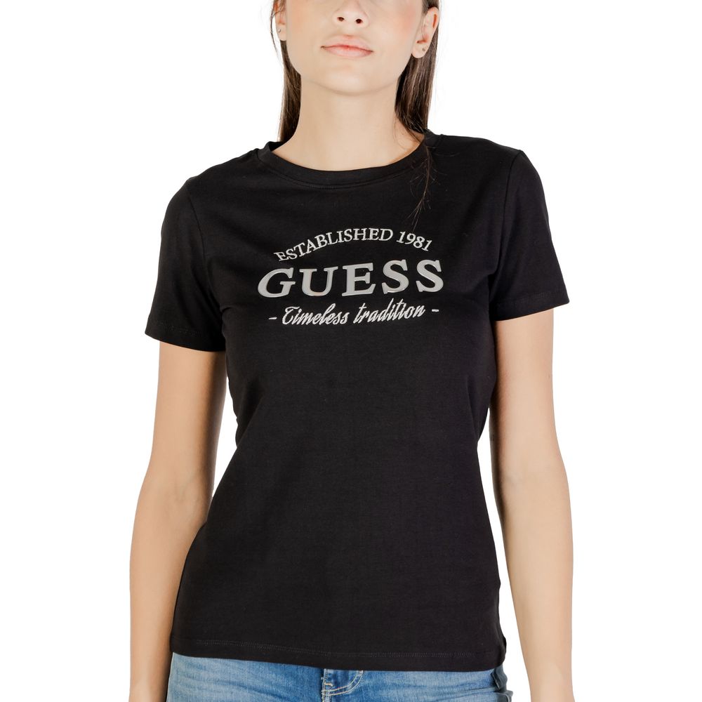 Guess Active Black Cotton T-Shirt