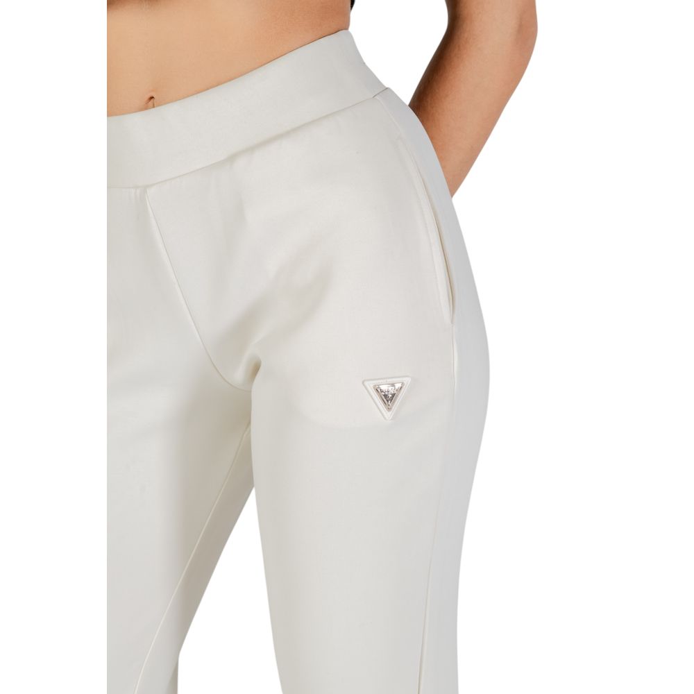 Guess Active Cream Polyester Joggers (Workout Pants)