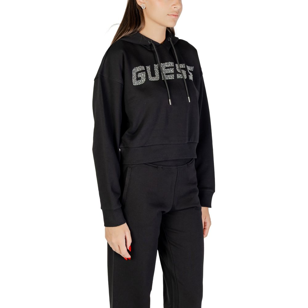 Guess Active Black Cotton Hoodie