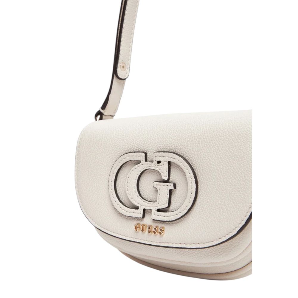 Guess White Polyethylene Handbag