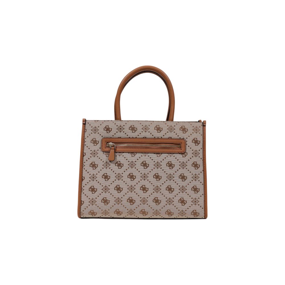 Guess White Polyester Handbag