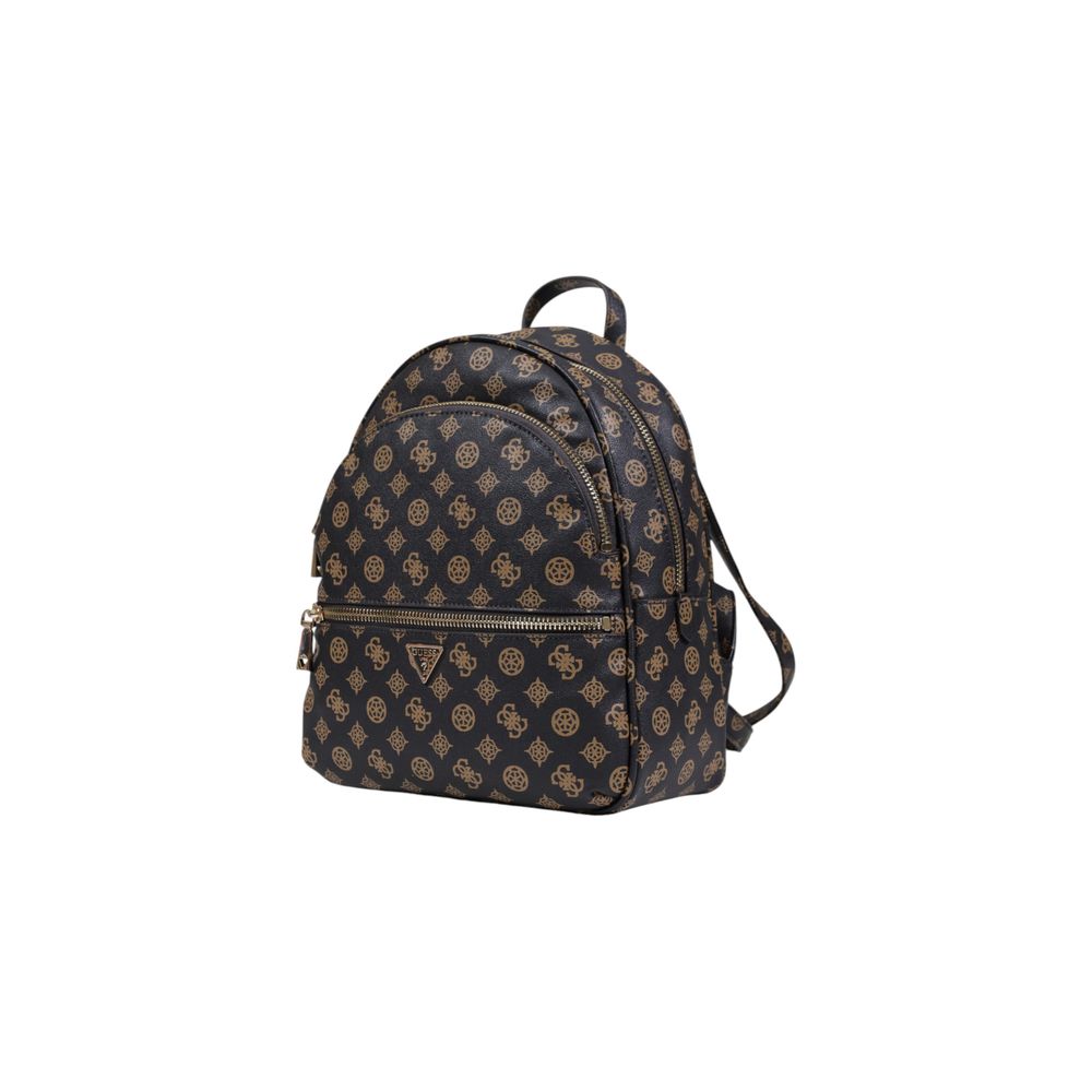 Guess Brown Polyethylene Backpack