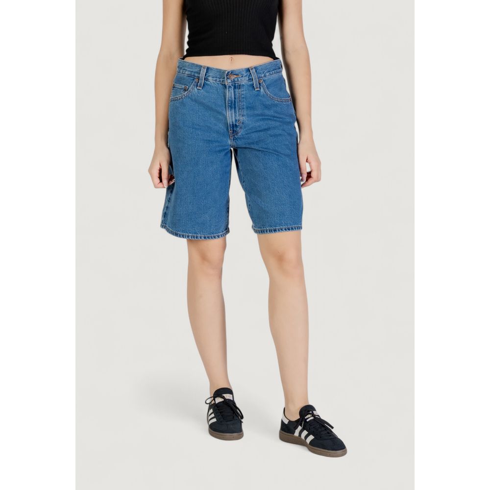 Levi's Blue Cotton Shorts