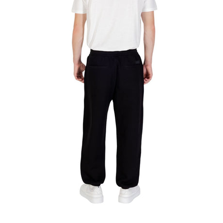 Armani Exchange Black Cotton Joggers (Workout Pants)