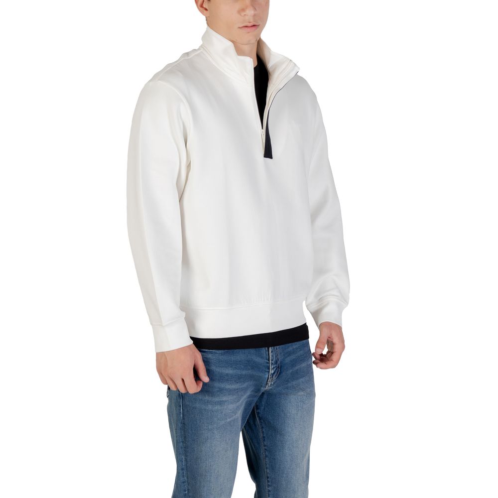 Armani Exchange Cream Cotton Sweatshirt