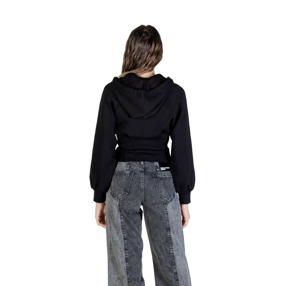 Armani Exchange Black Polyamide Hoodie