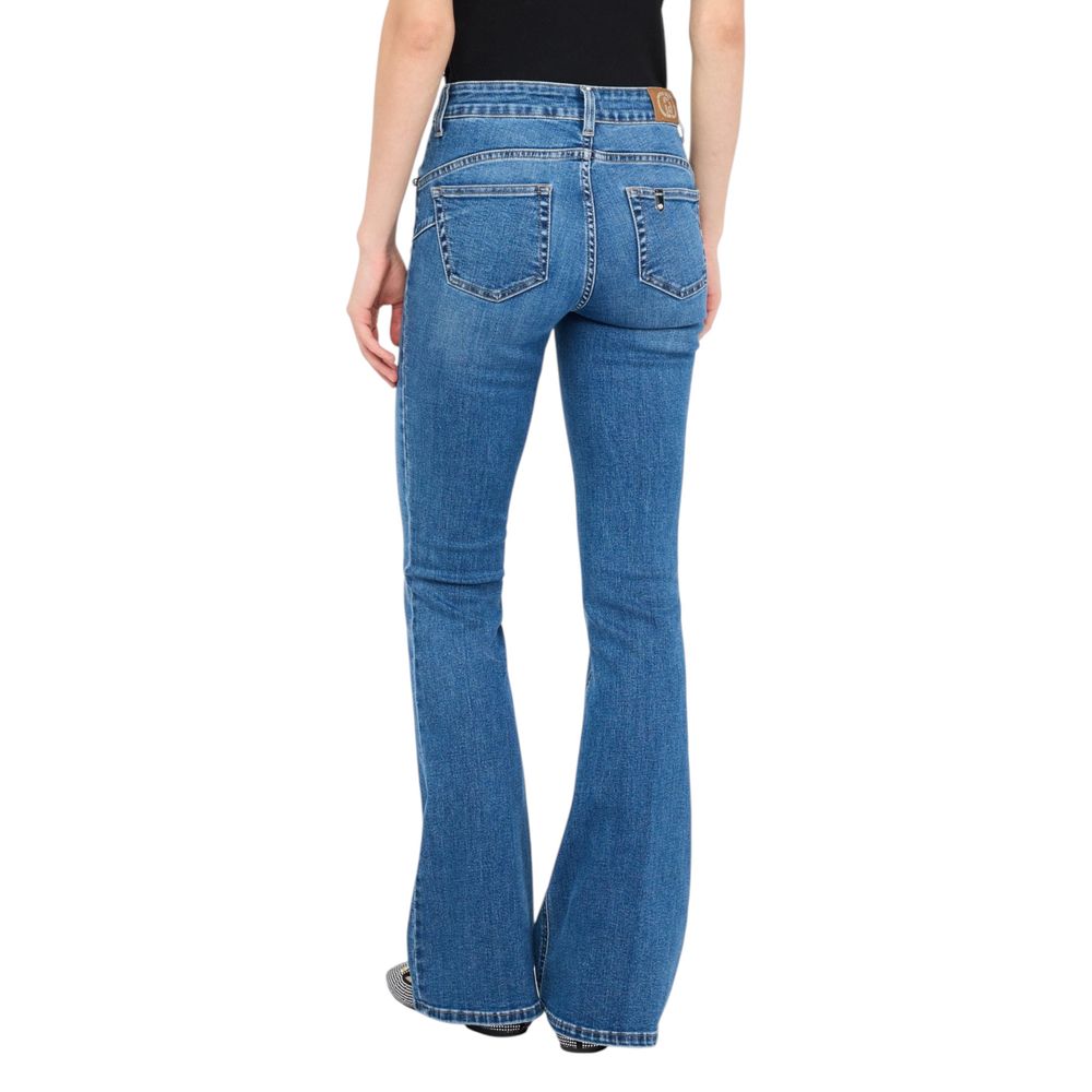 Liu Jo Blue Cotton Bootcut Jeans