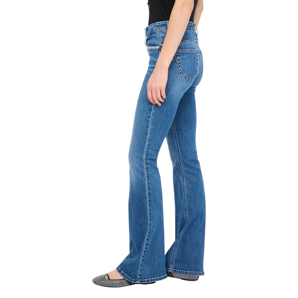 Liu Jo Blue Cotton Bootcut Jeans