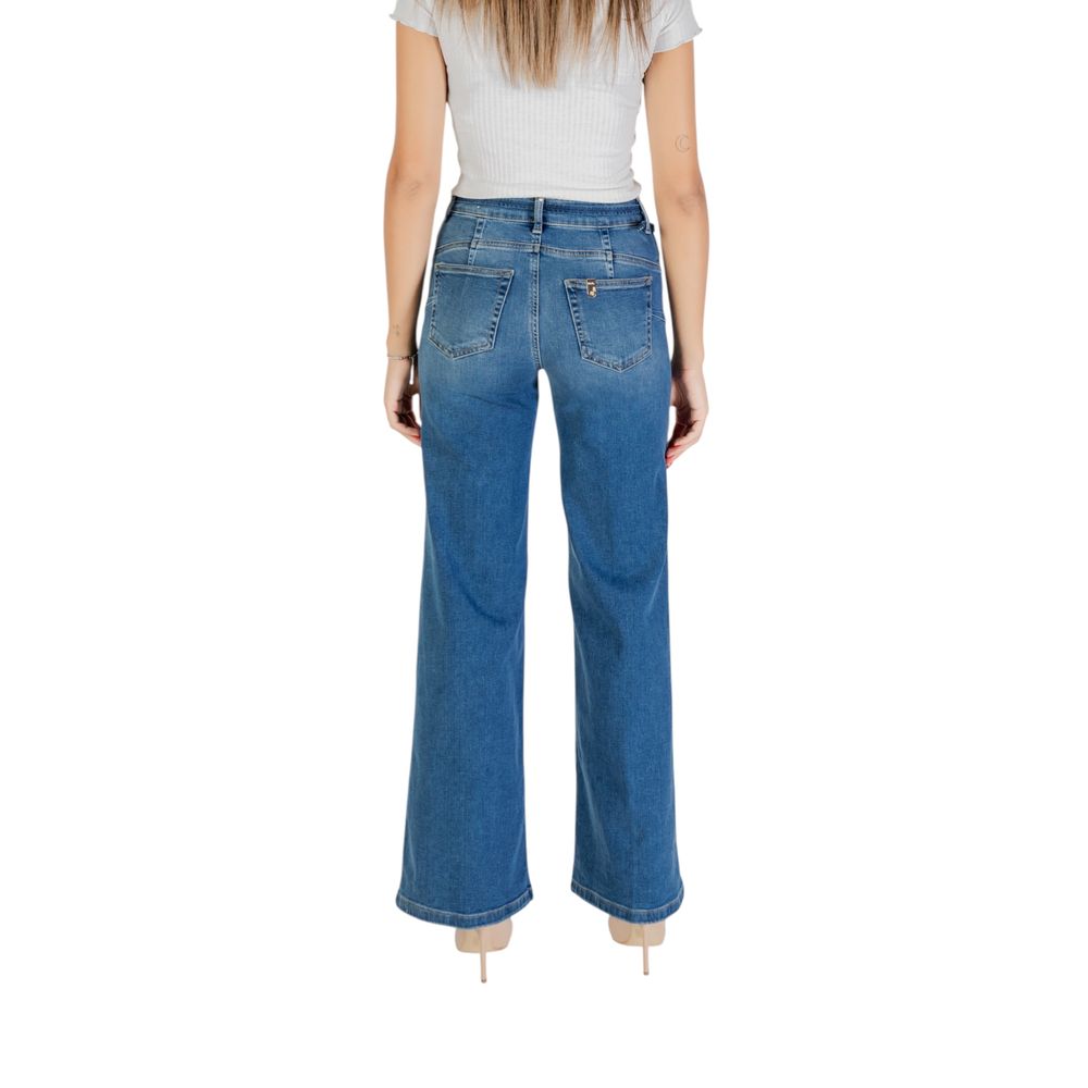Liu Jo Blue Cotton Bootcut Jeans