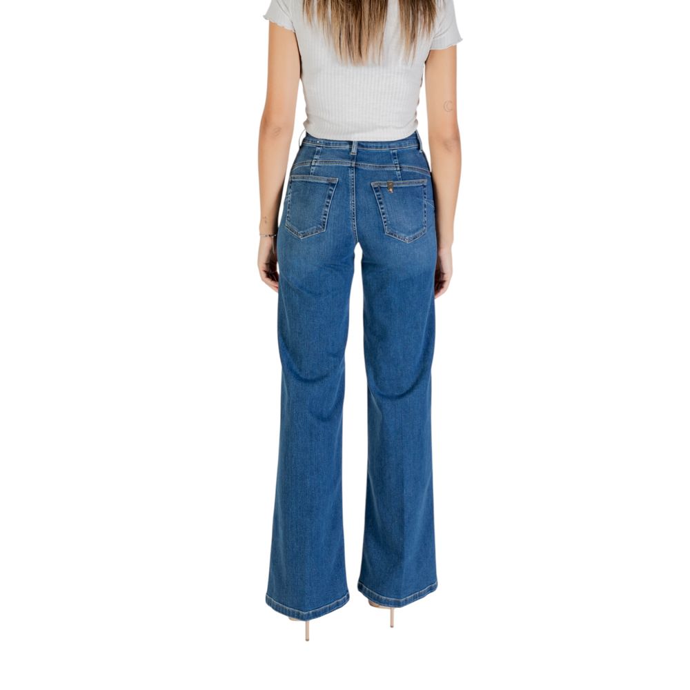 Liu Jo Blue Cotton Bootcut Jeans