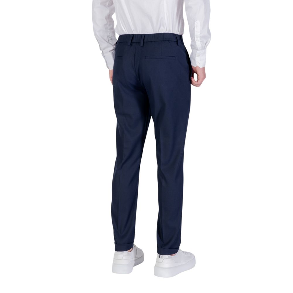 Antony Morato Blue Polyester Skinny Pants