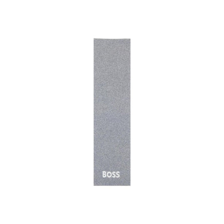 Hugo Boss Gray Polyacrylic Scarf