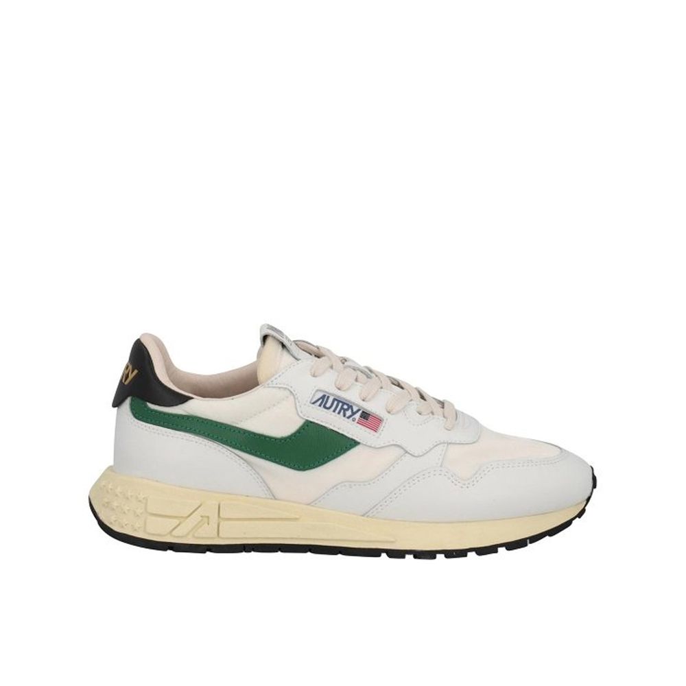Autry White Leather Low Top Sneakers