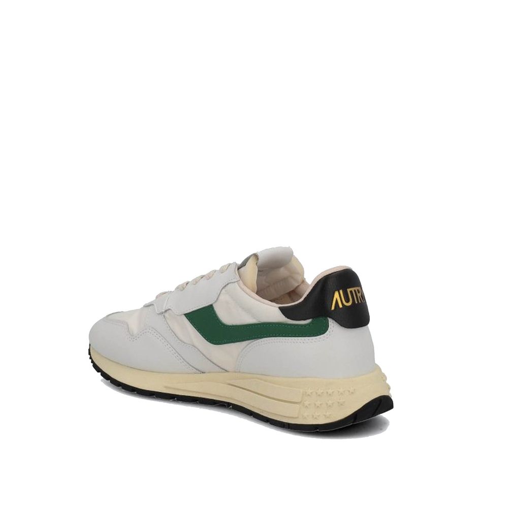 Autry White Leather Low Top Sneakers