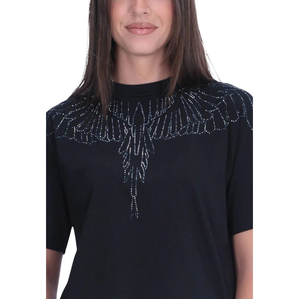 County of Milan Black Cotton T-Shirt